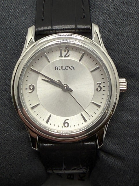 Women's Bulova Watch , Black and Silver - NWT