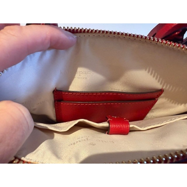 Red Kate Spade Margaux Mini crossbody